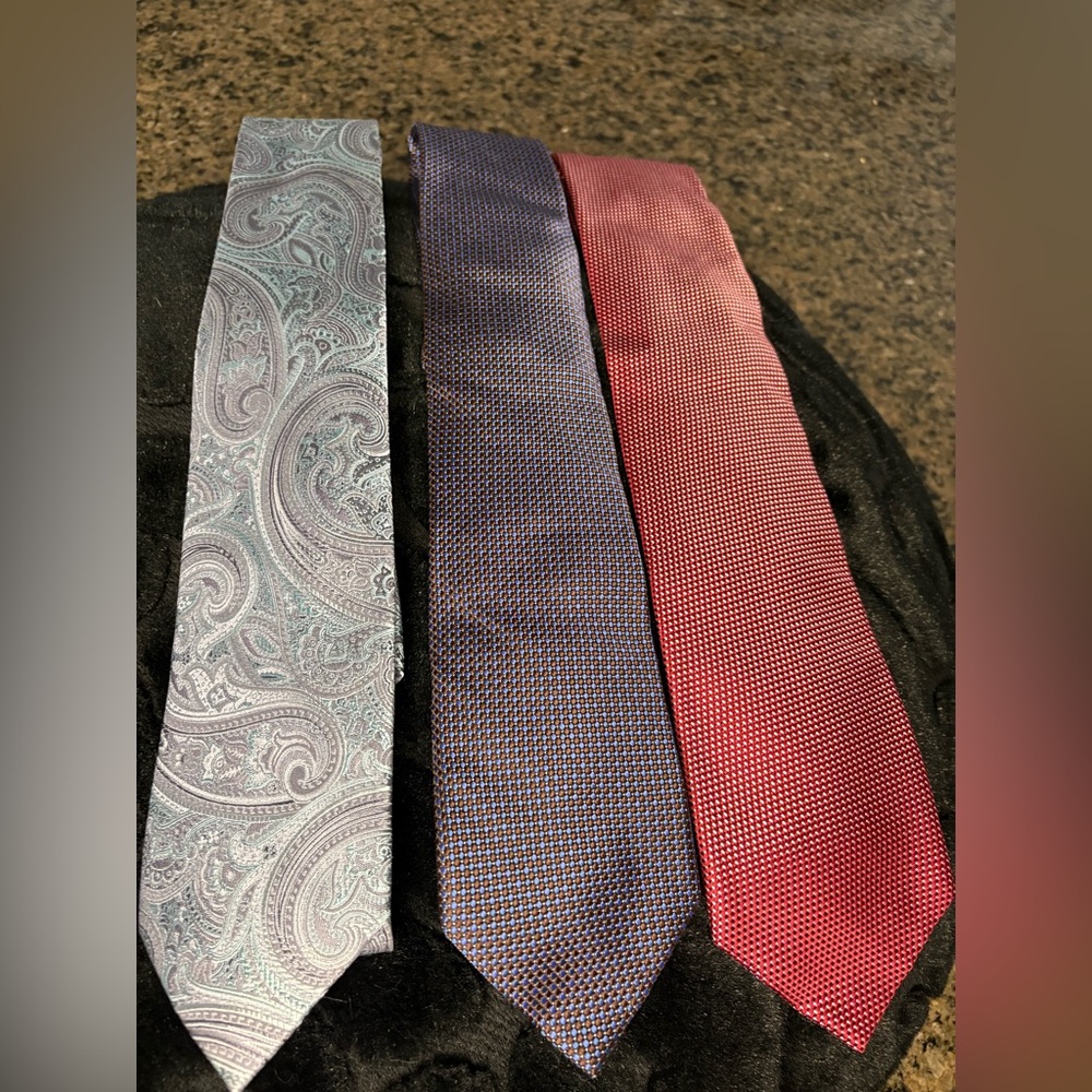 Lot of 3 designer Mens Neck tie  Michael Kors